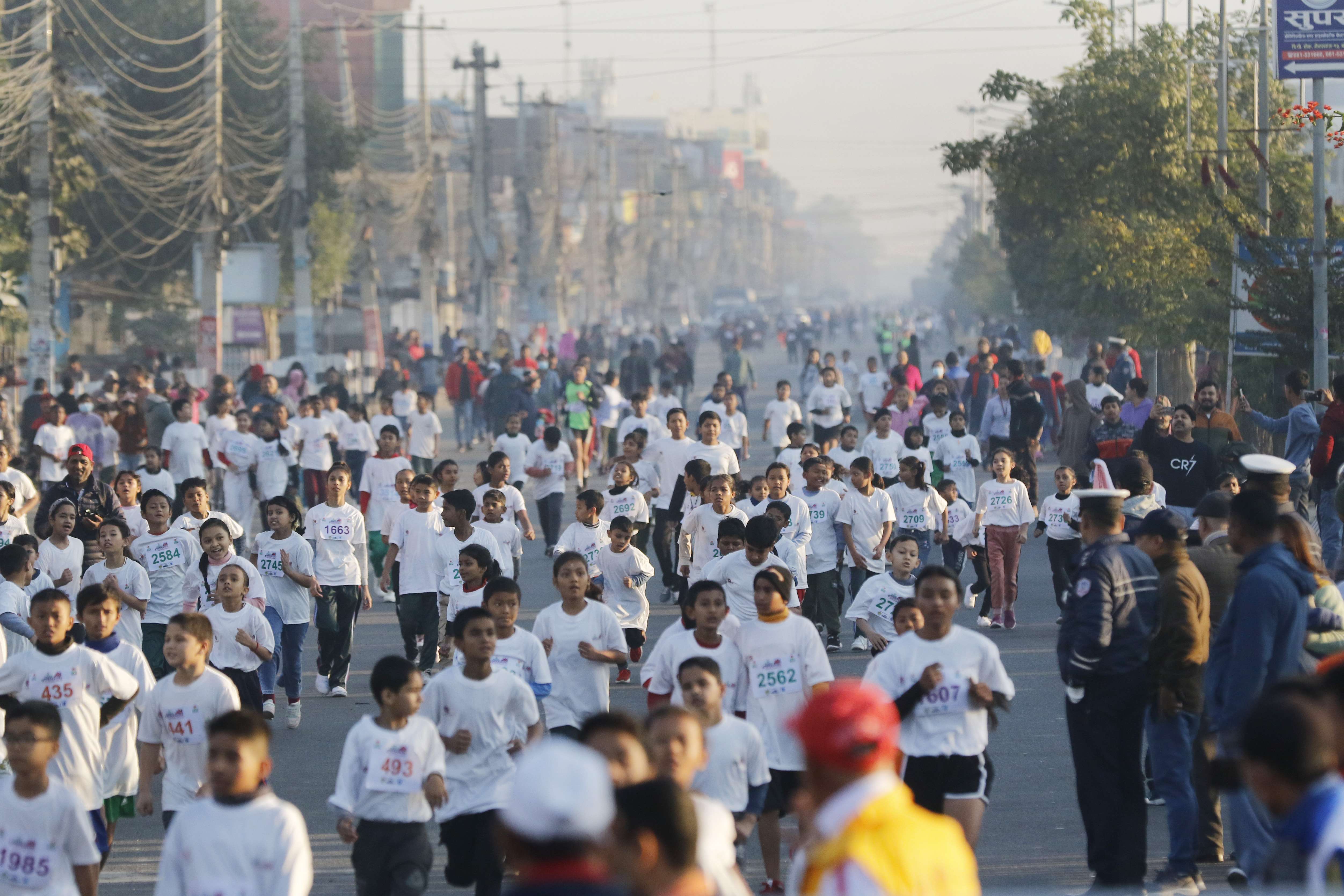 Nepalgunj Marathon following the history